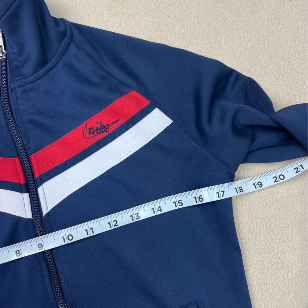 Nike Boston Red Sox Jacket Women Small Blue Full Zip Sewn Letters Long Sleeves - Picture 5 of 11
